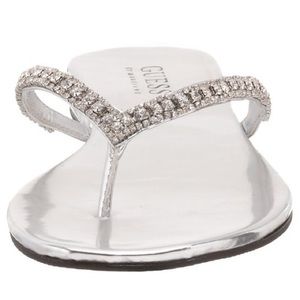 GUESS Silver Bling Sandal